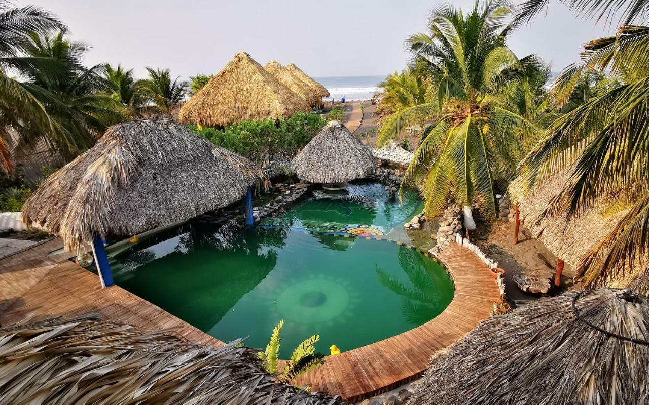 Eco-Hotel Playa Quilombo Las Lisas エクステリア 写真