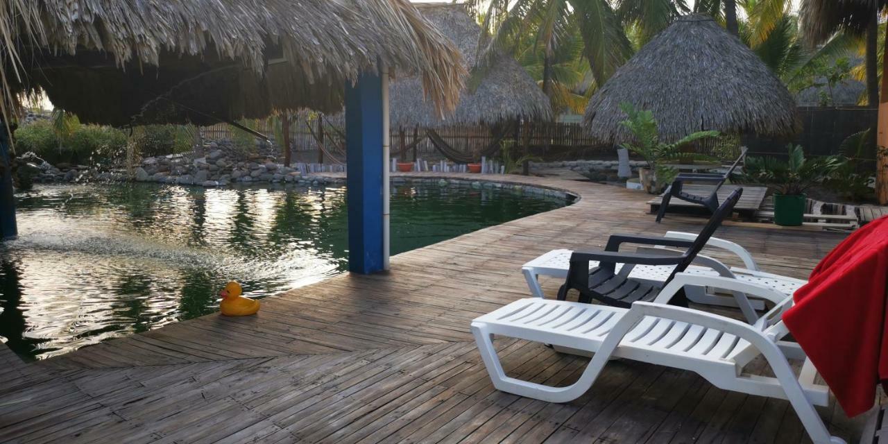 Eco-Hotel Playa Quilombo Las Lisas エクステリア 写真
